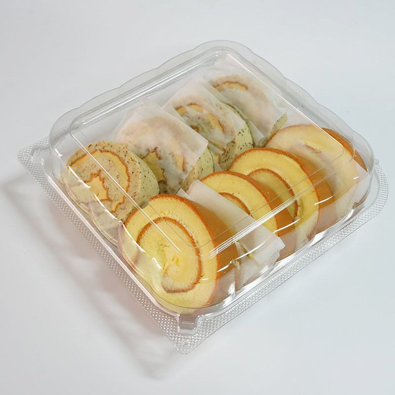 Transparent Square Cake Box With Lid